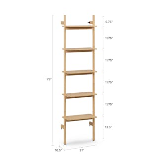 The Heidi Shelving Unit x Wall Desk Bundle - Primary View 1 of 6 (Click To Zoom).