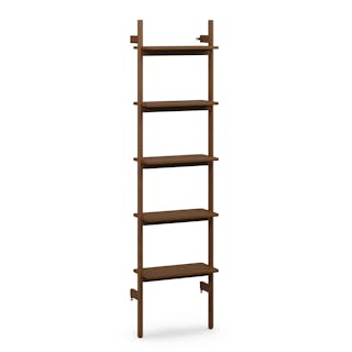 Heidi 21" Modular Shelving Unit, Narrow - Walnut