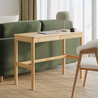 Heidi 43.5" Console Desk - White Oak