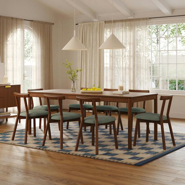Heidi Walnut Extendable Dining Table for 6 | Article
