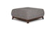 Ceni Volcanic Gray Ottoman - Gallery View 1 of 10.