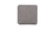 Ceni Volcanic Gray Ottoman - Gallery View 8 of 10.
