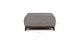 Ceni Volcanic Gray Ottoman - Gallery View 9 of 9.