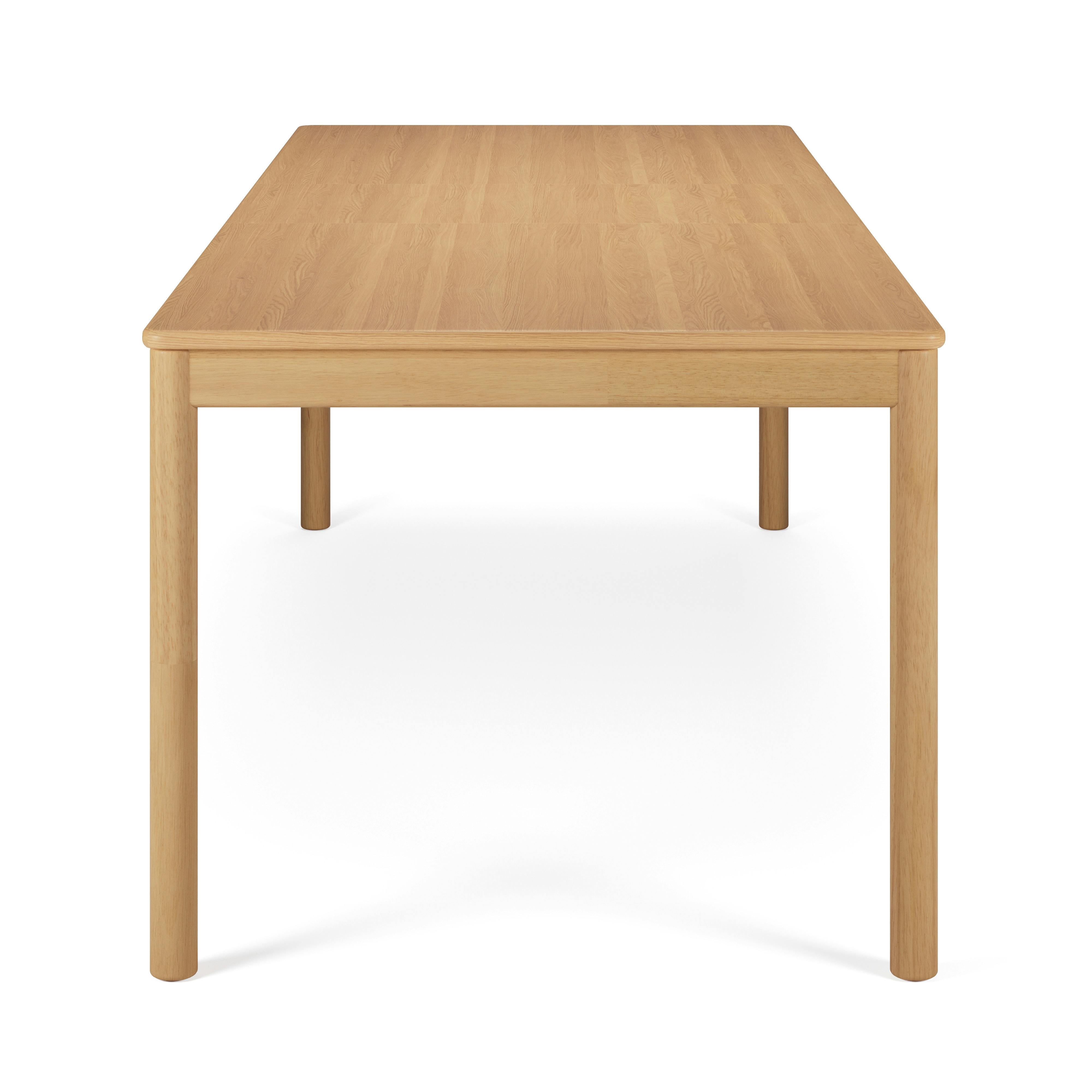 Heidi White Oak Extendable Dining Table for 8 | Article
