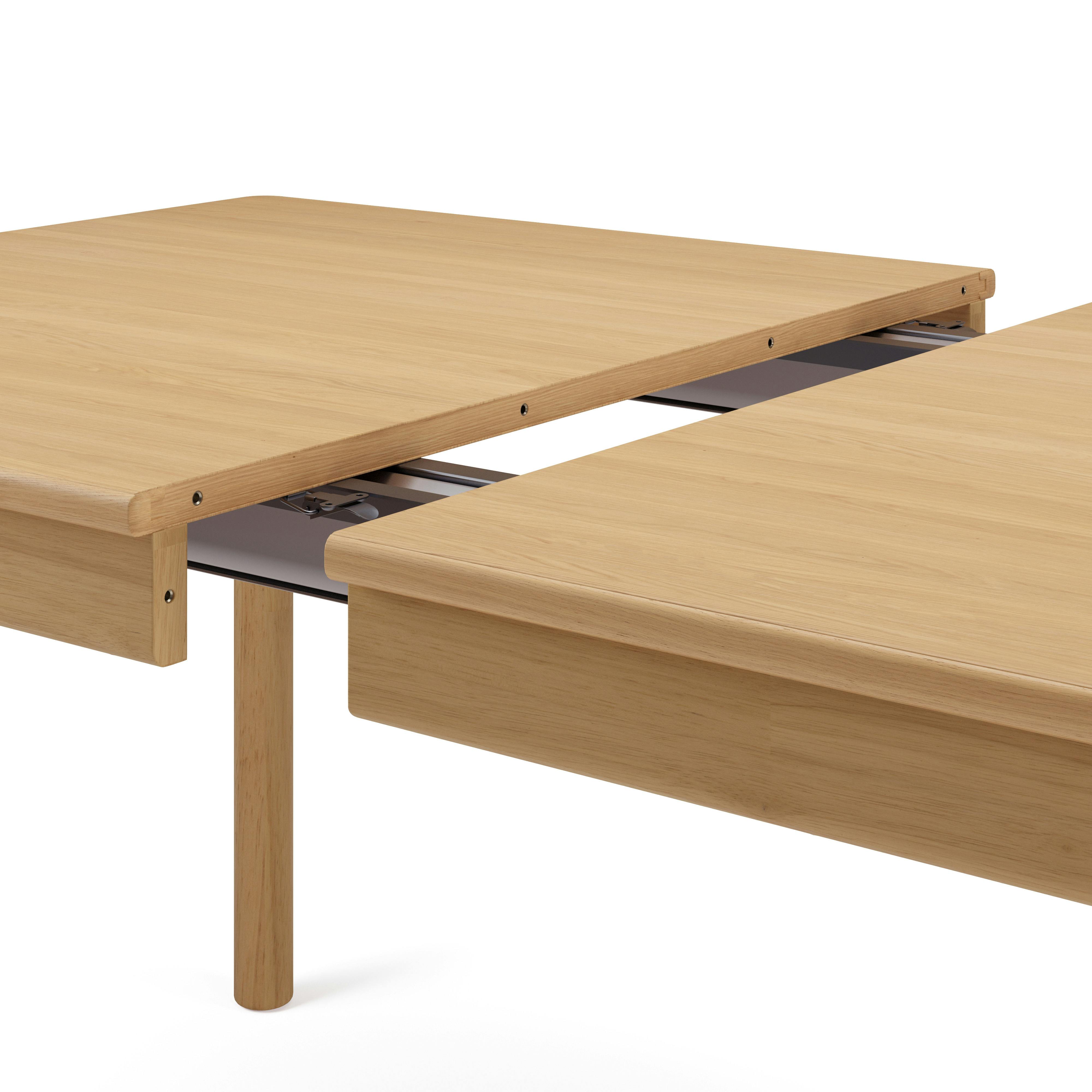 Heidi White Oak Extendable Dining Table for 8 | Article