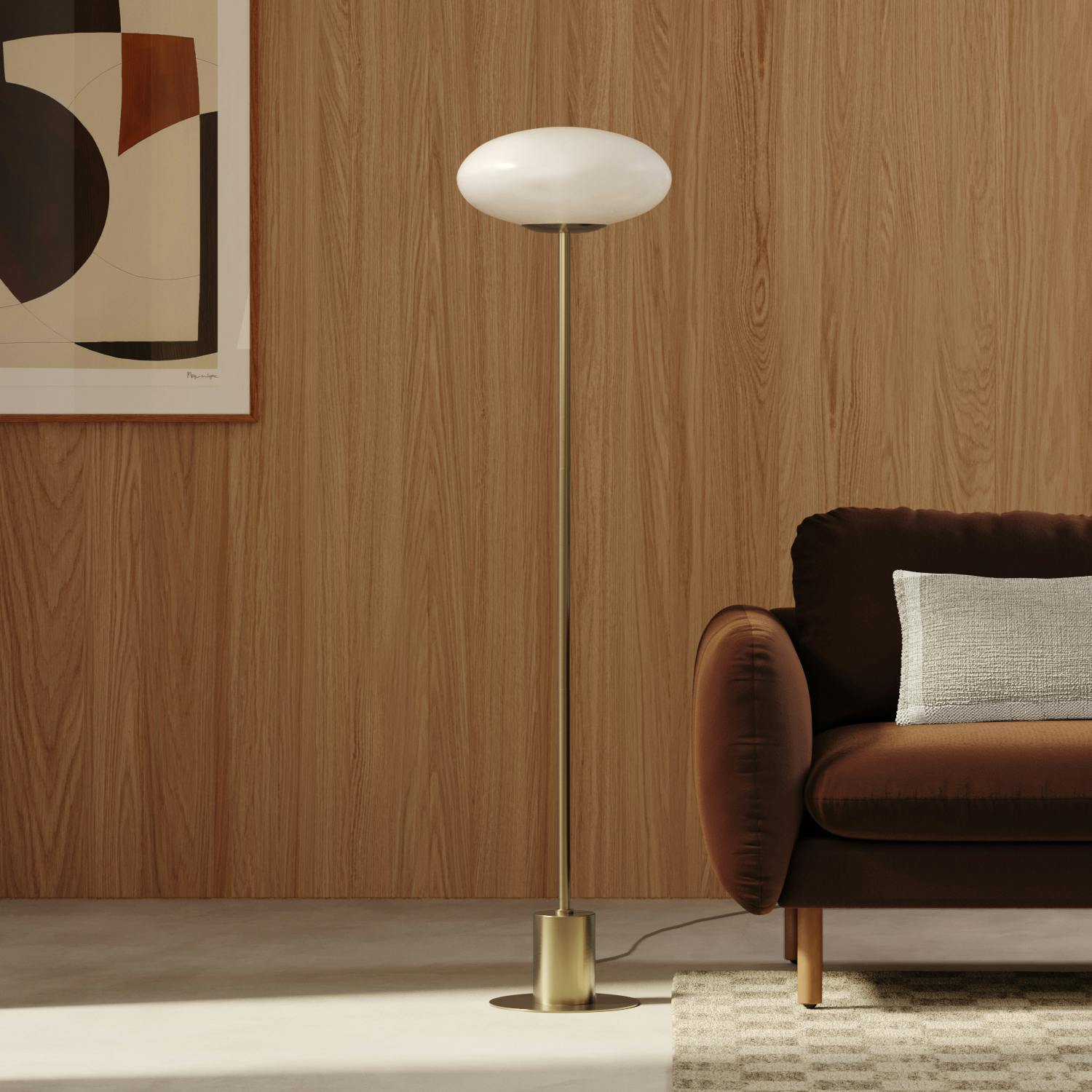 Menken Brass Floor Lamp | Article