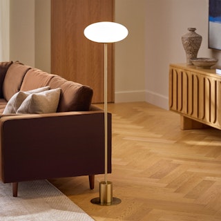 Menken Floor Lamp - Brass