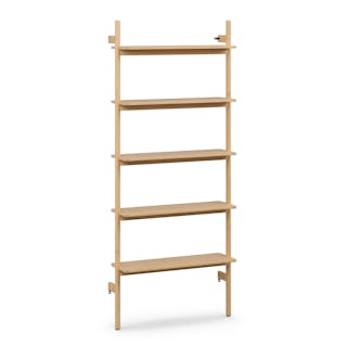 Heidi 33.25" Modular Shelving Unit, Wide - White Oak