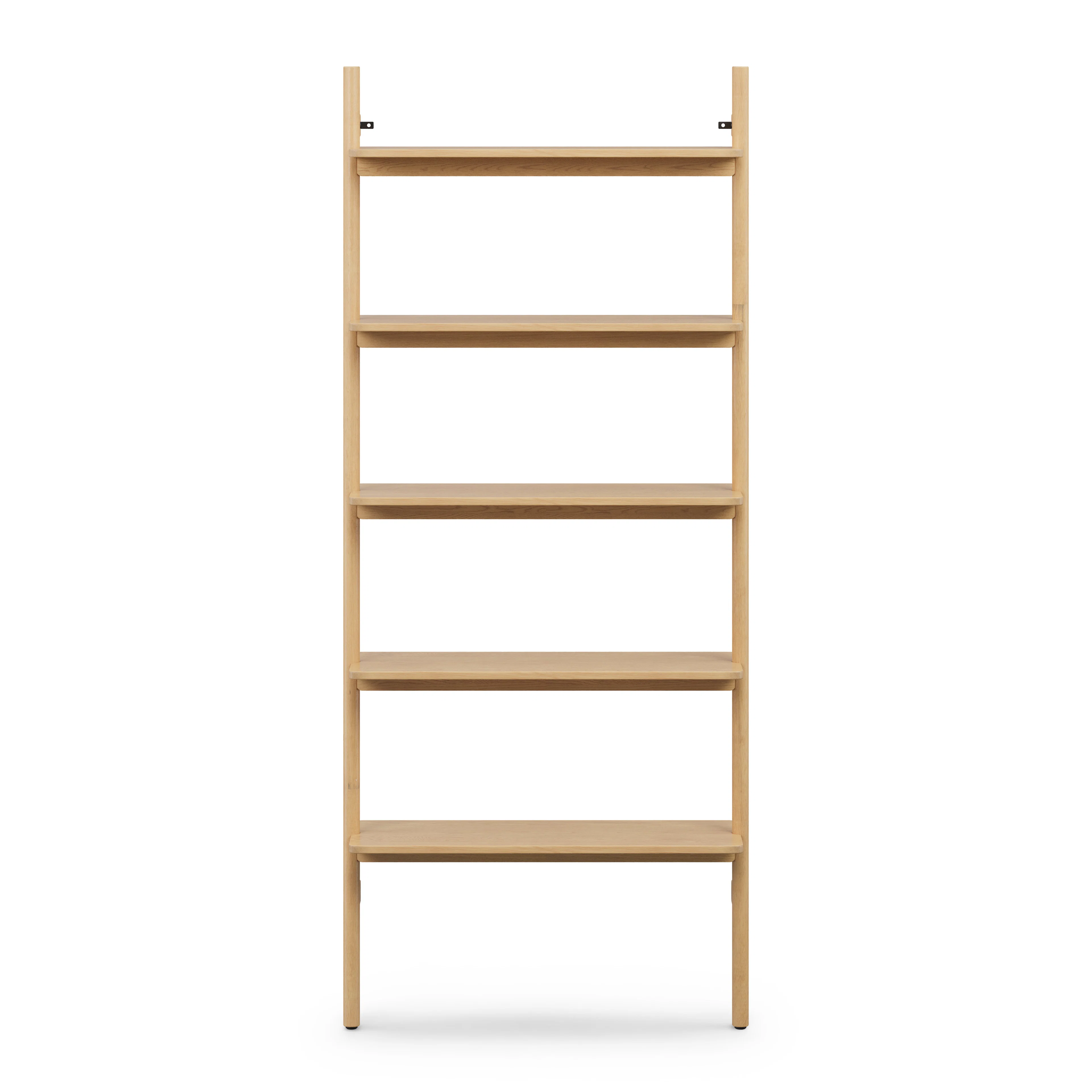 Heidi 33.25" Modular Shelving Unit, Wide - White Oak