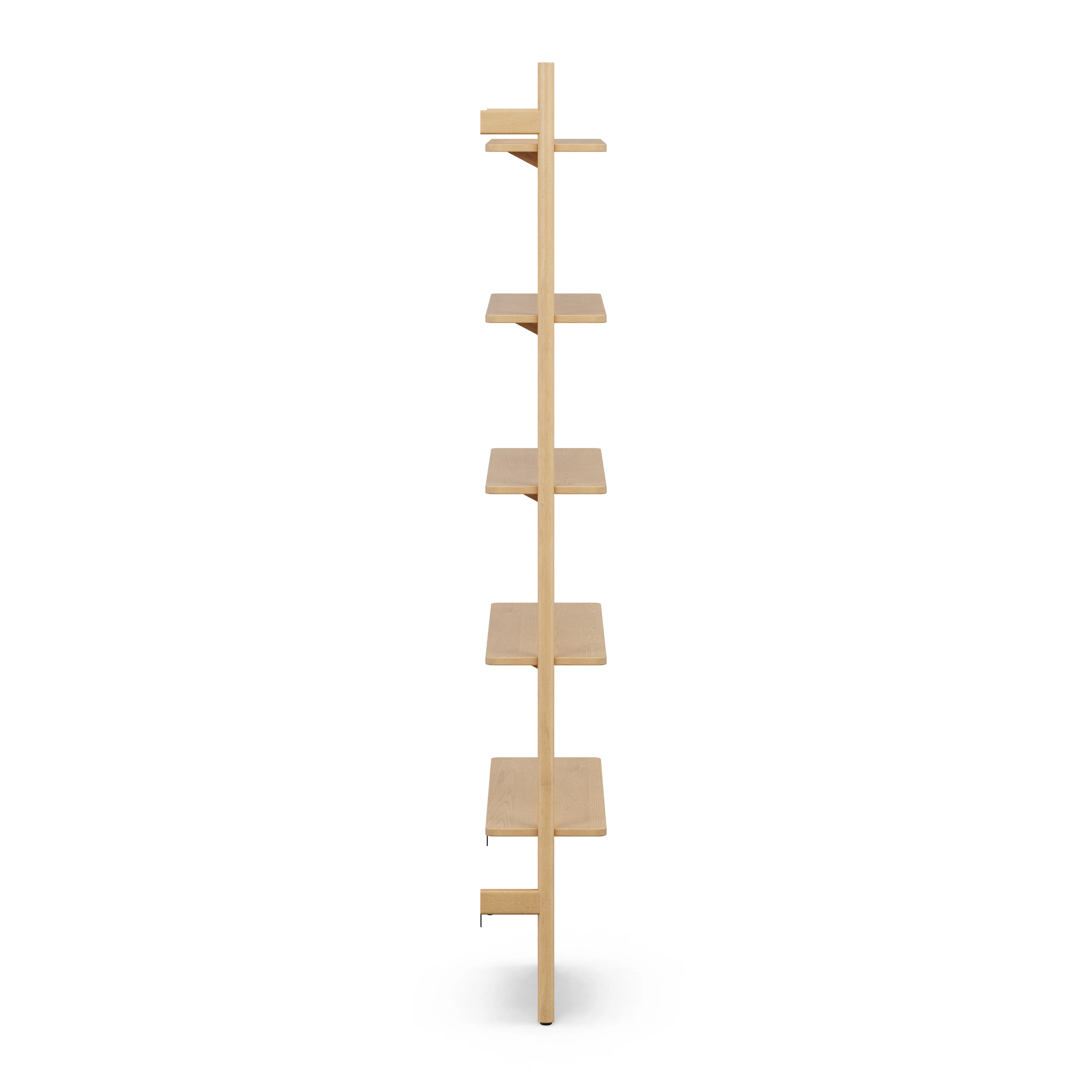 Heidi 33.25" Modular Shelving Unit, Wide - White Oak