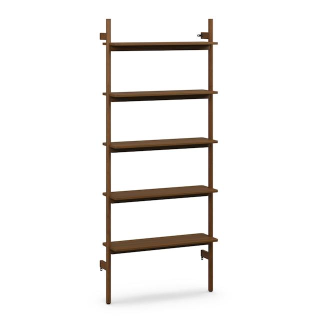Heidi Walnut Modular Wide Bookcase | Article