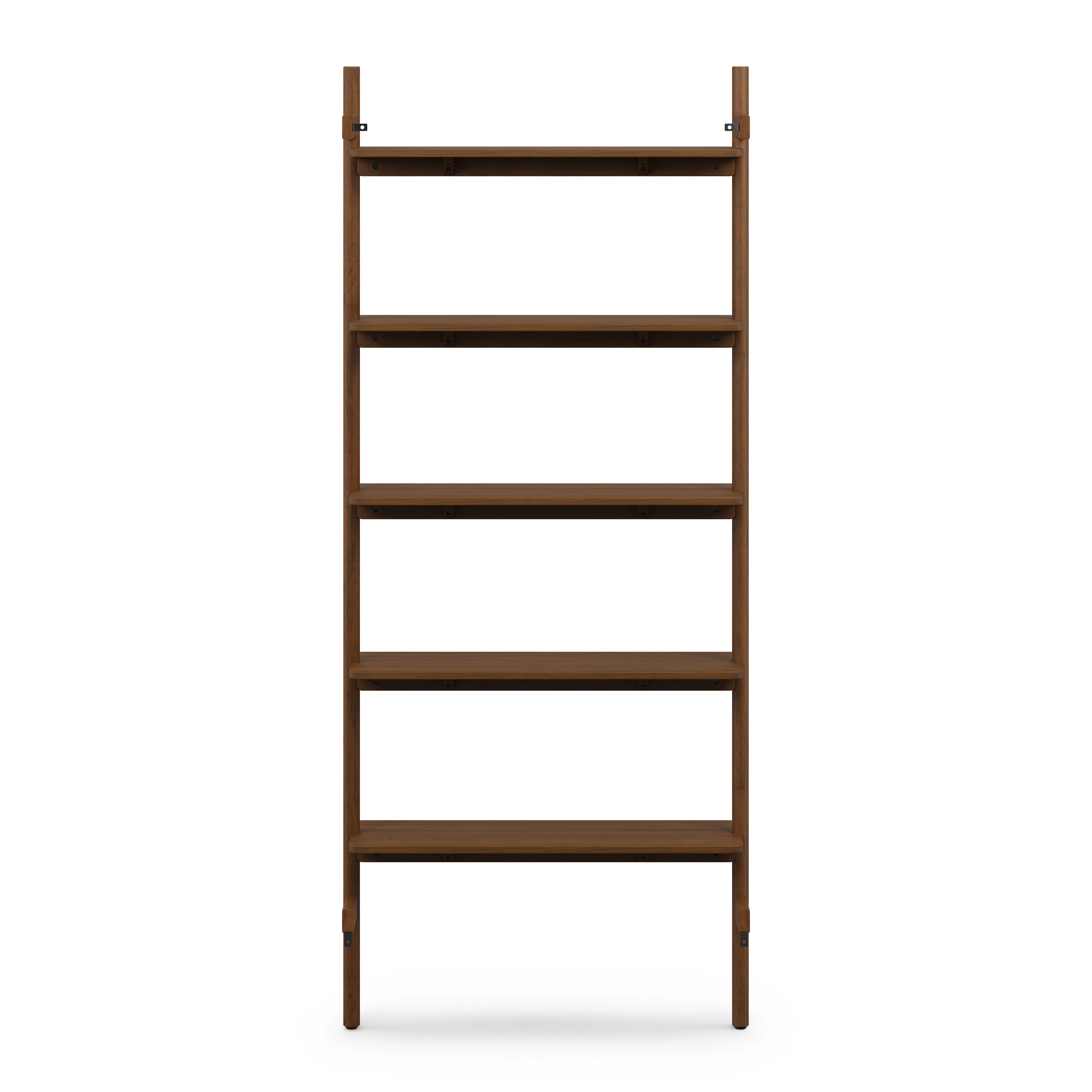 Heidi 33.25" Modular Shelving Unit, Wide - Walnut