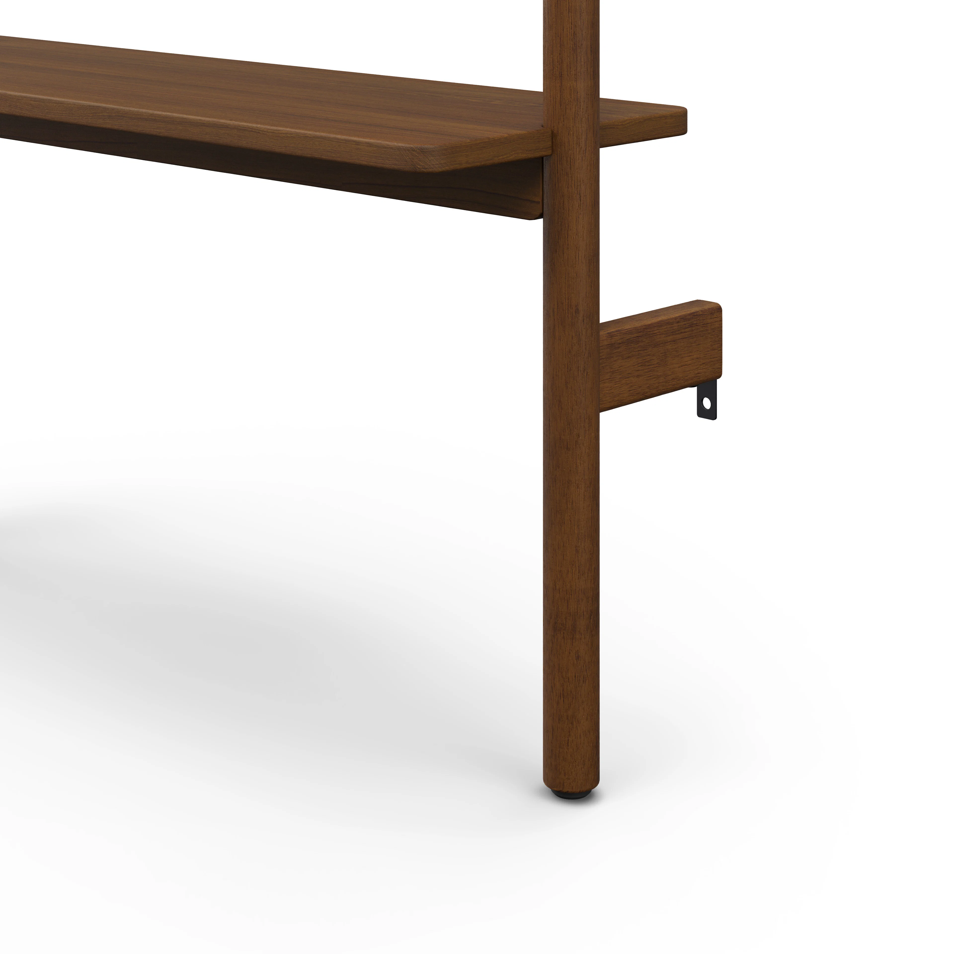 Heidi 33.25" Modular Shelving Unit, Wide - Walnut