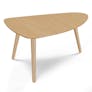 Amoeba 29.5" Coffee Table - White Oak
