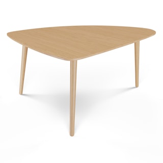 Amoeba 35" Coffee Table - White Oak