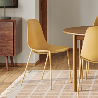 Svelti Dining Chair - Caramel Yellow