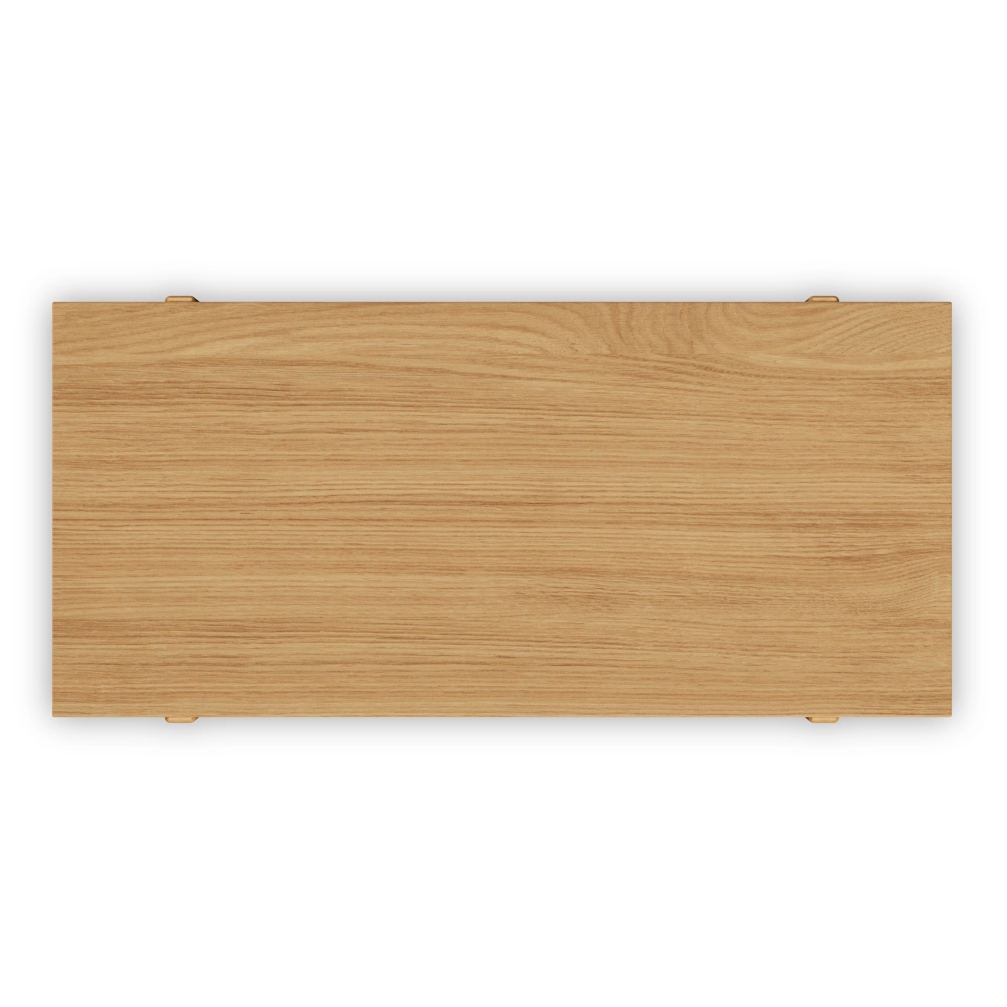 Cooper 51" Rectangular Coffee Table - Natural Oak