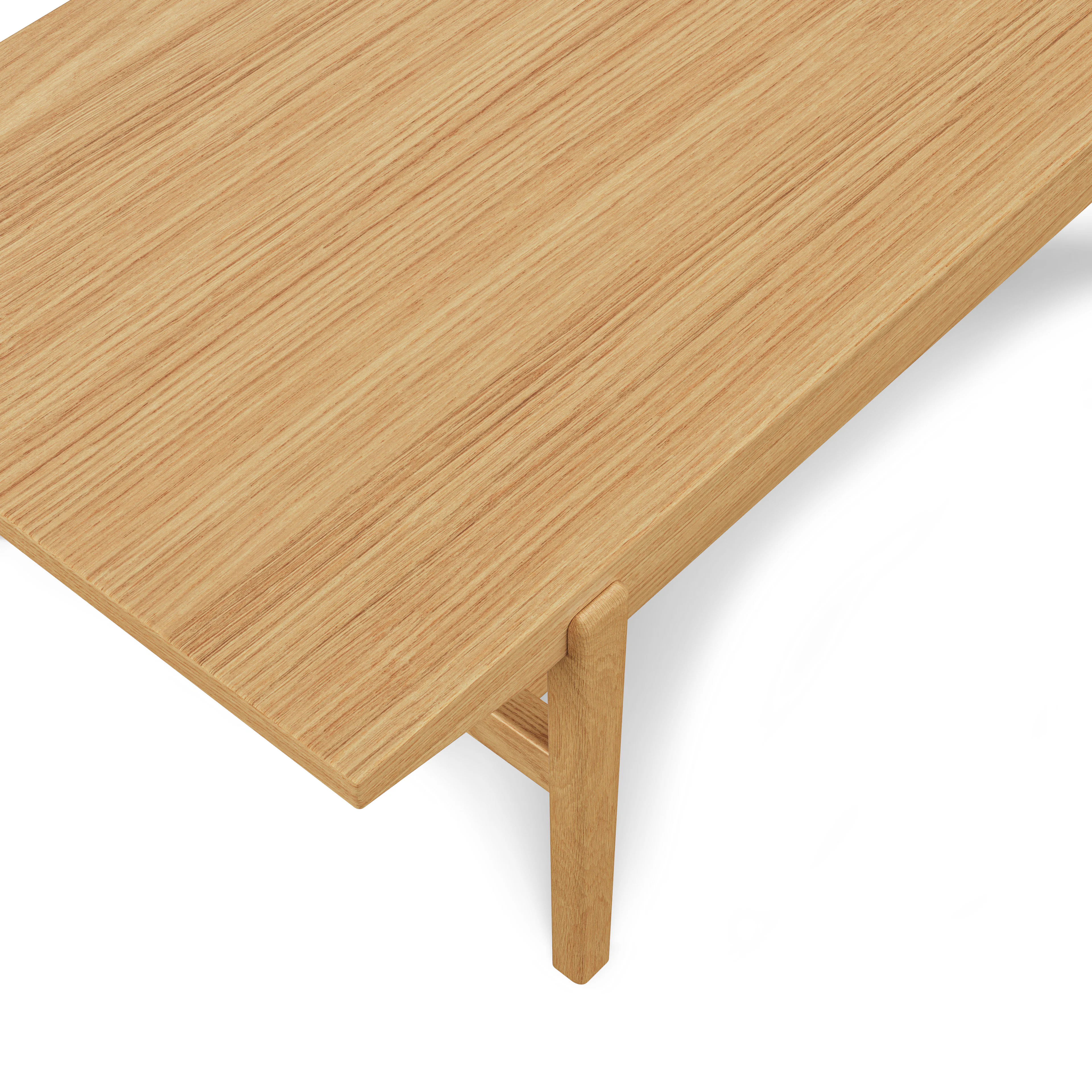 Cooper 51" Rectangular Coffee Table - Natural Oak