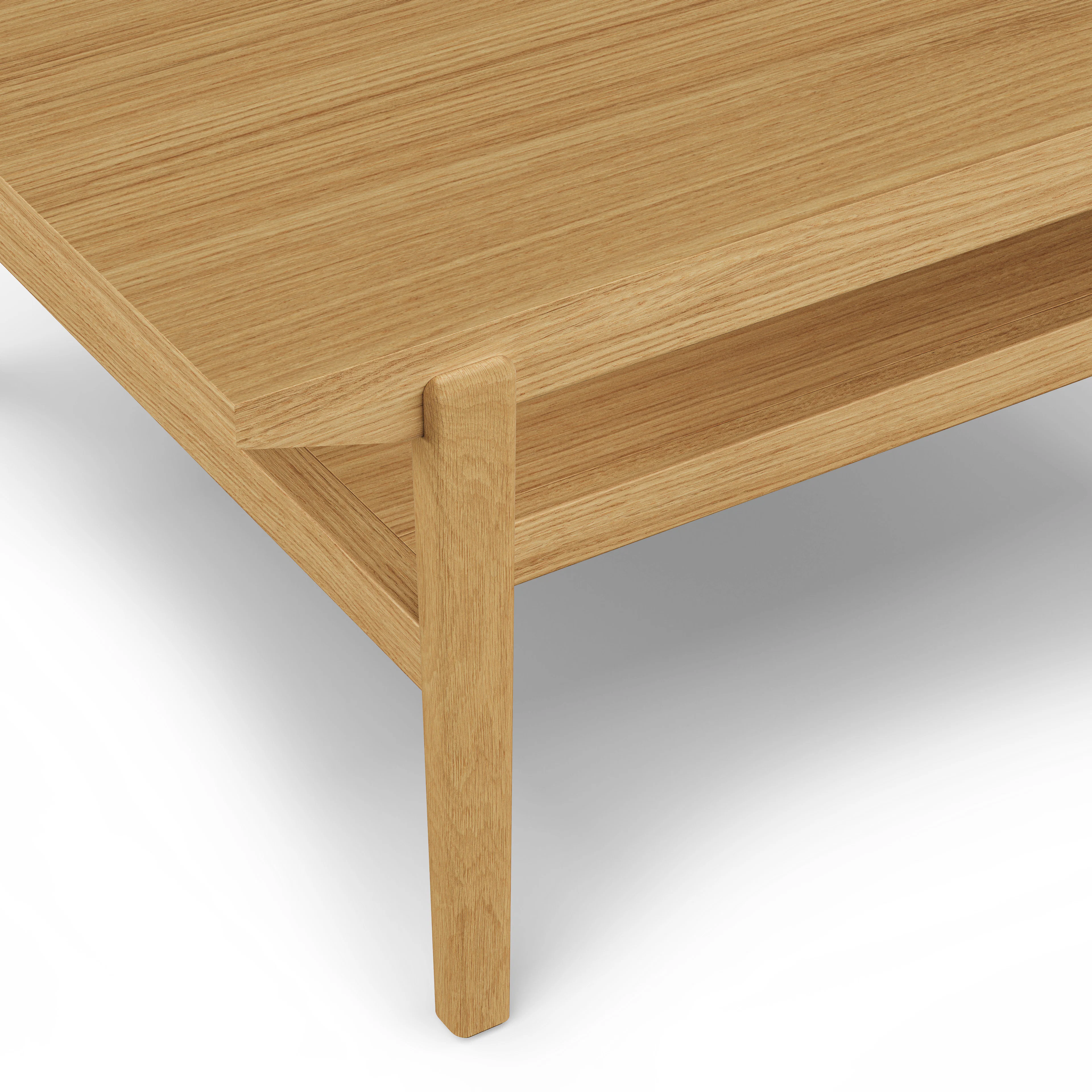Cooper 51" Rectangular Coffee Table - Natural Oak