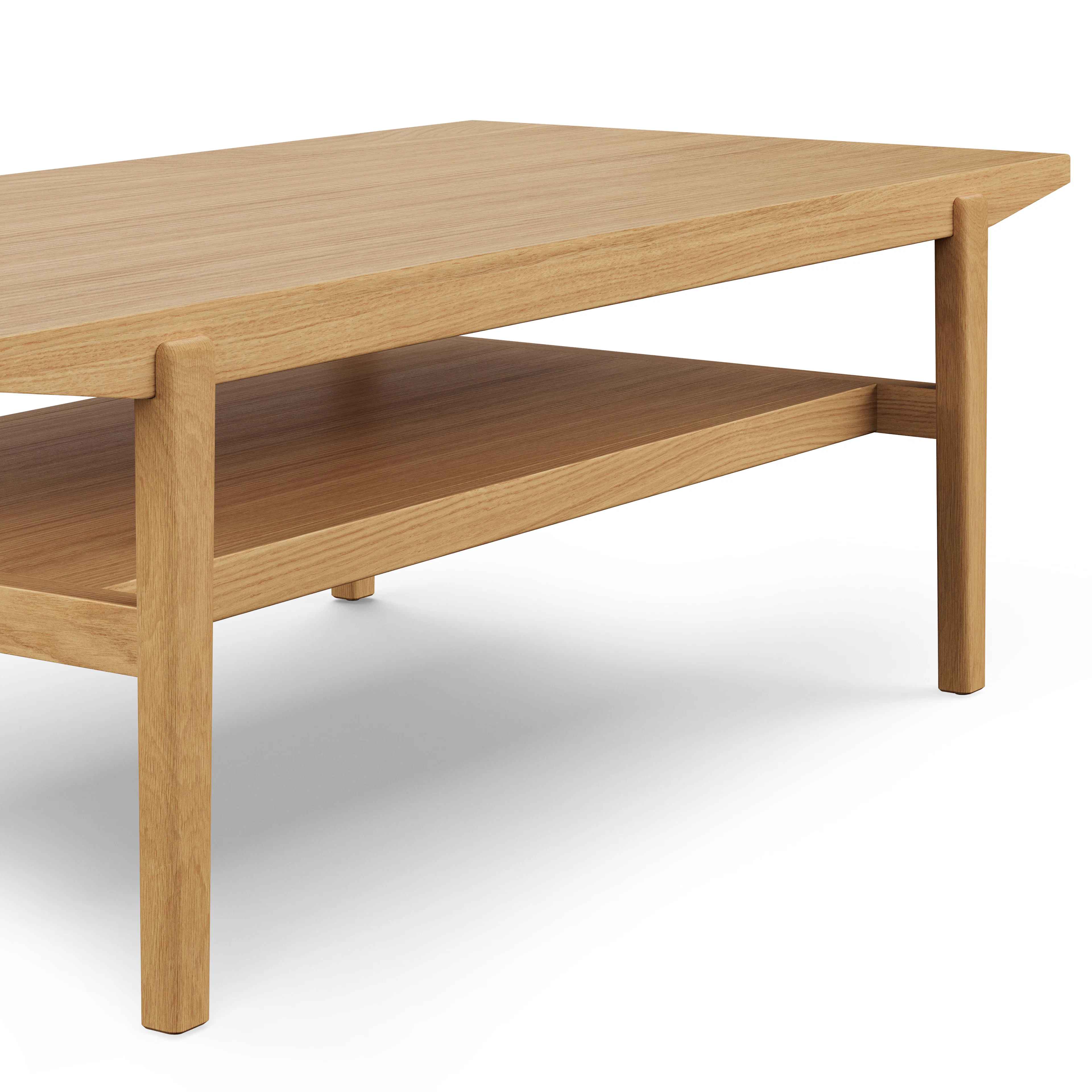 Cooper 51" Rectangular Coffee Table - Natural Oak