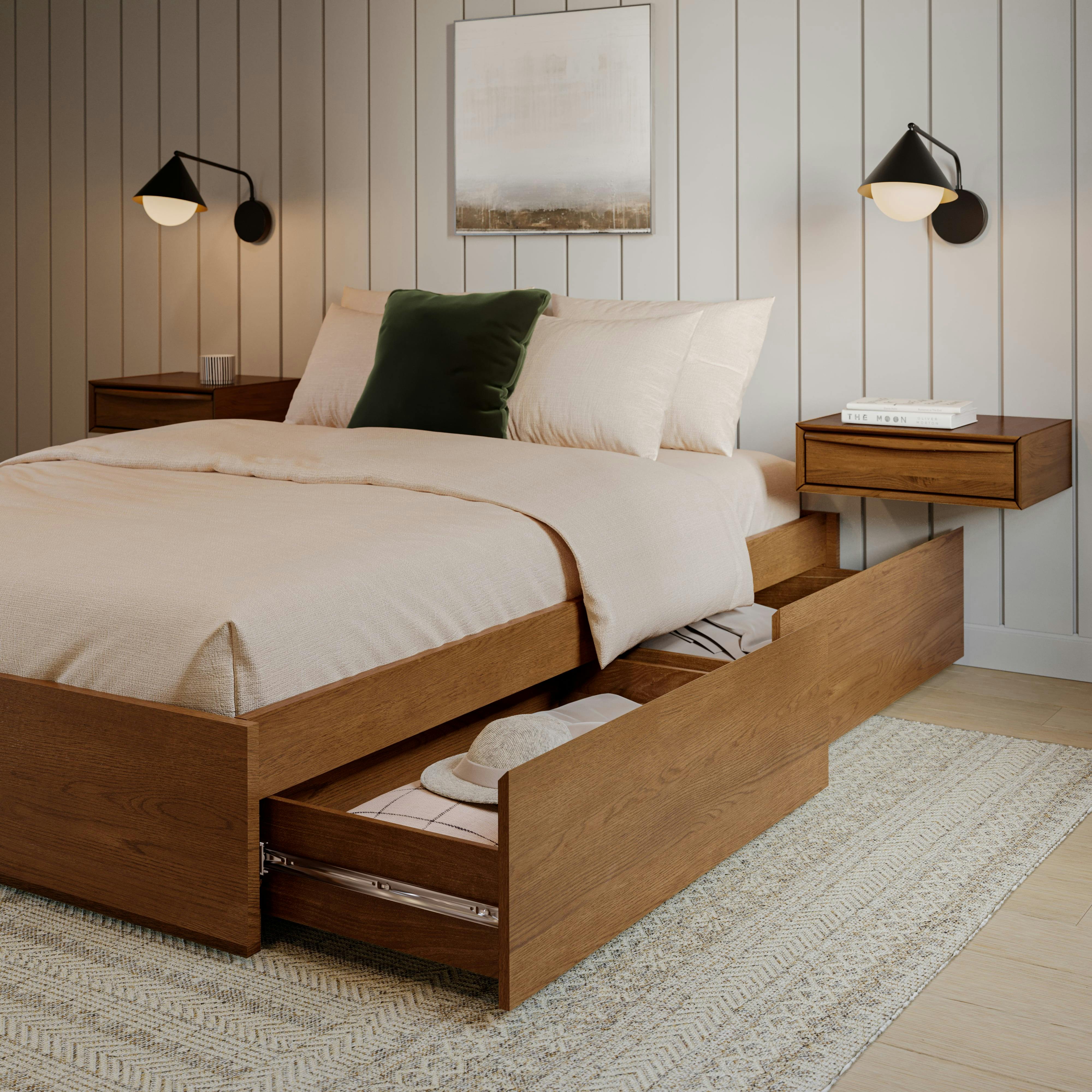 Article Leif Platform Storage Bed - Thumbnail 4