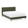 Sven Queen Tufted Bed - Fir Green