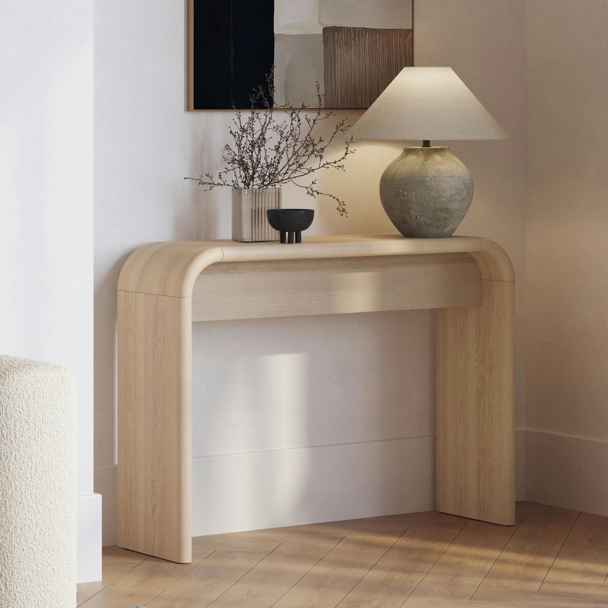 Faydra Natural Ash Console | Article