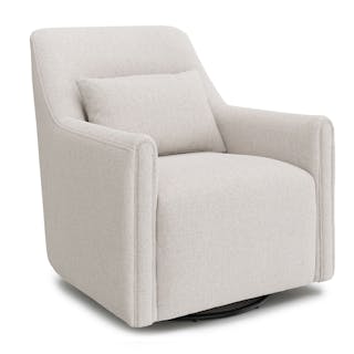 Winslow 29.5" Swivel Glider Chair - Napa White