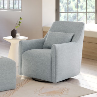 Winslow 29.5" Swivel Glider Chair - Harbor Gray