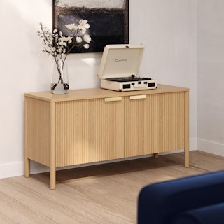 Liv 48" Media Unit - White Oak