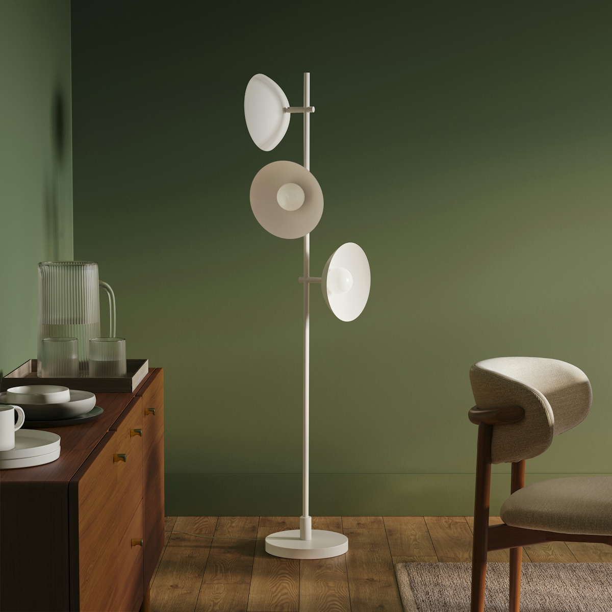 Gemma Rice Multi-Bulb Floor Lamp | Article