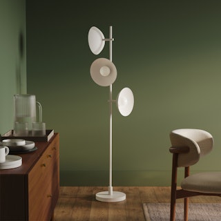 Gemma Multi-Bulb Floor Lamp - Rice
