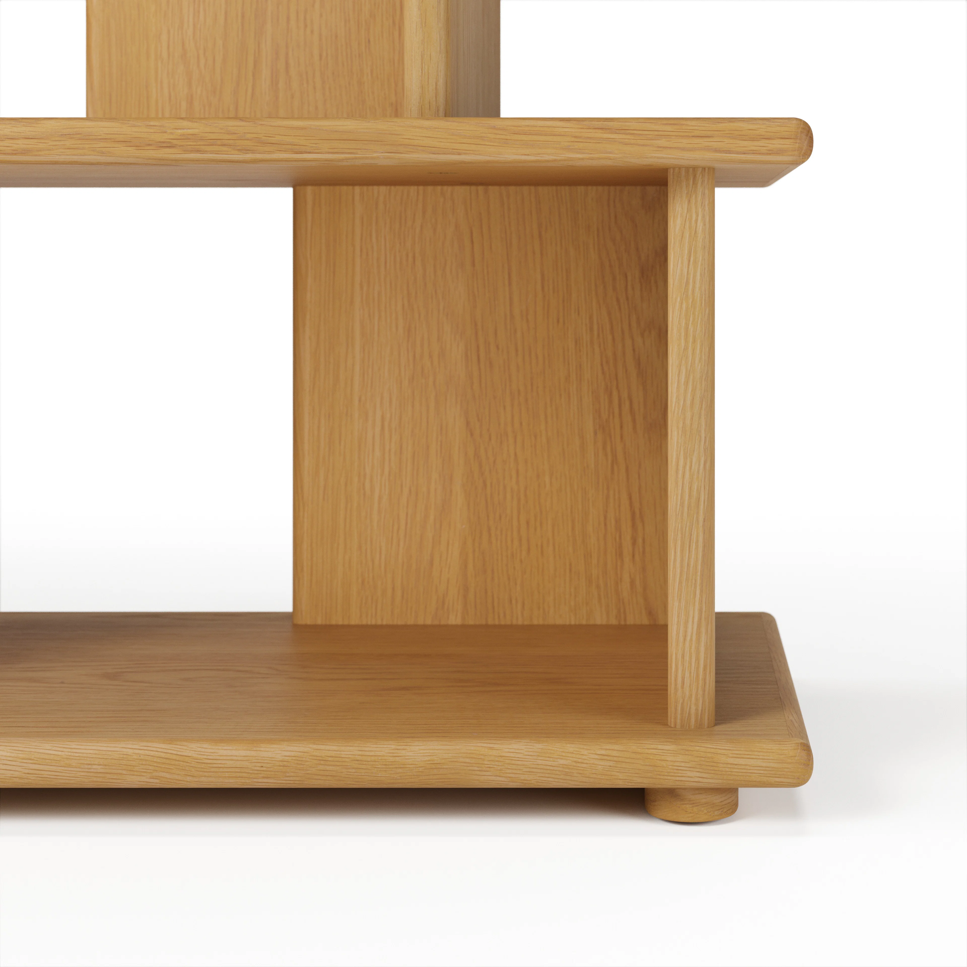 Lafora 53" Bookcase, Tall - Natural Oak