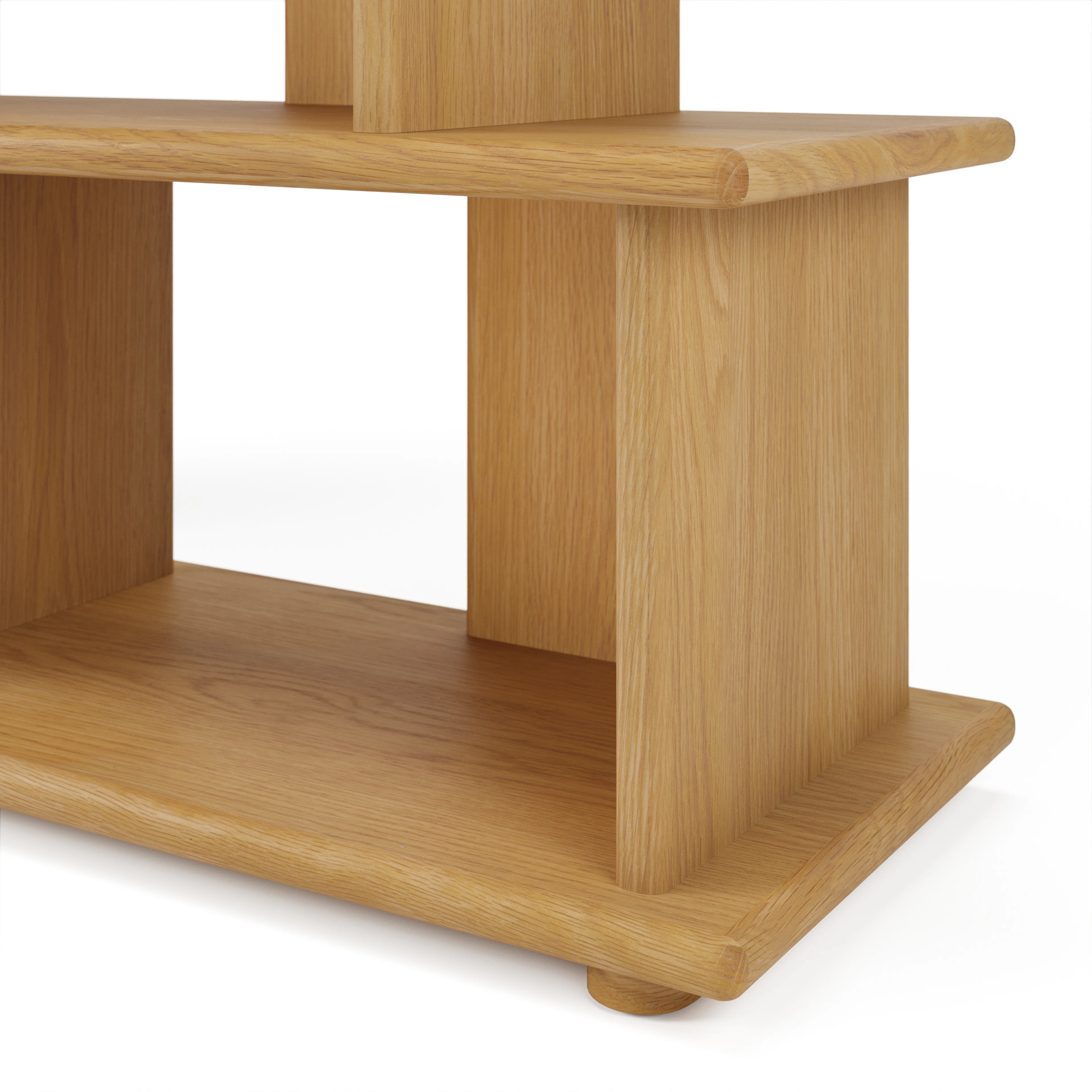 Lafora 53" Bookcase, Tall - Natural Oak