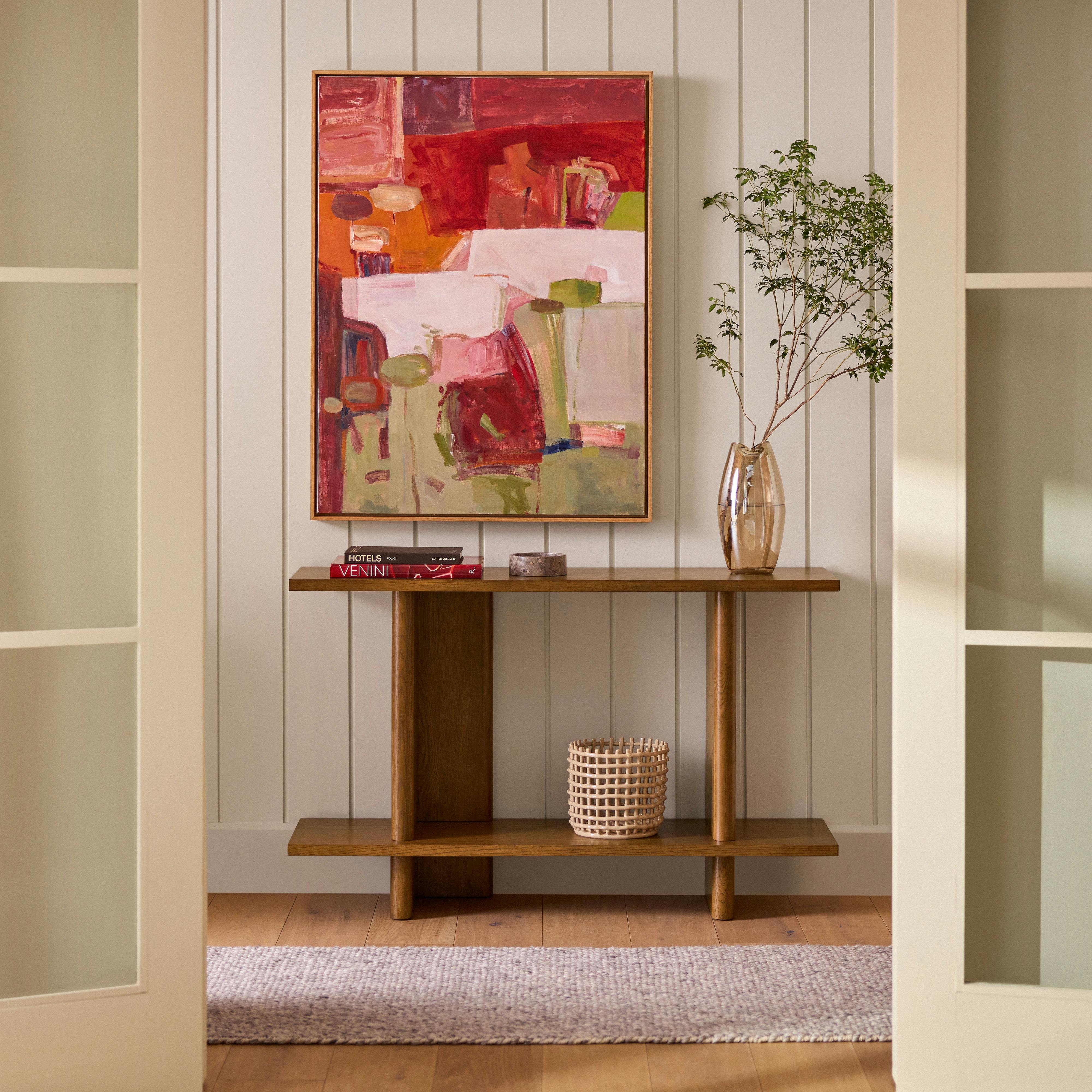 Torme Smoked Oak Console | Article