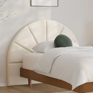 Almelo Twin Headboard - Ivory Wool Bouclé