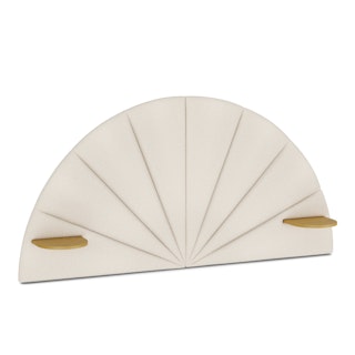 Almelo Full Headboard - Ivory Wool Bouclé