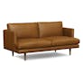 Burrard 67" Leather Loveseat - Bella Caramel