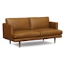 Burrard 67" Leather Loveseat - Bella Caramel