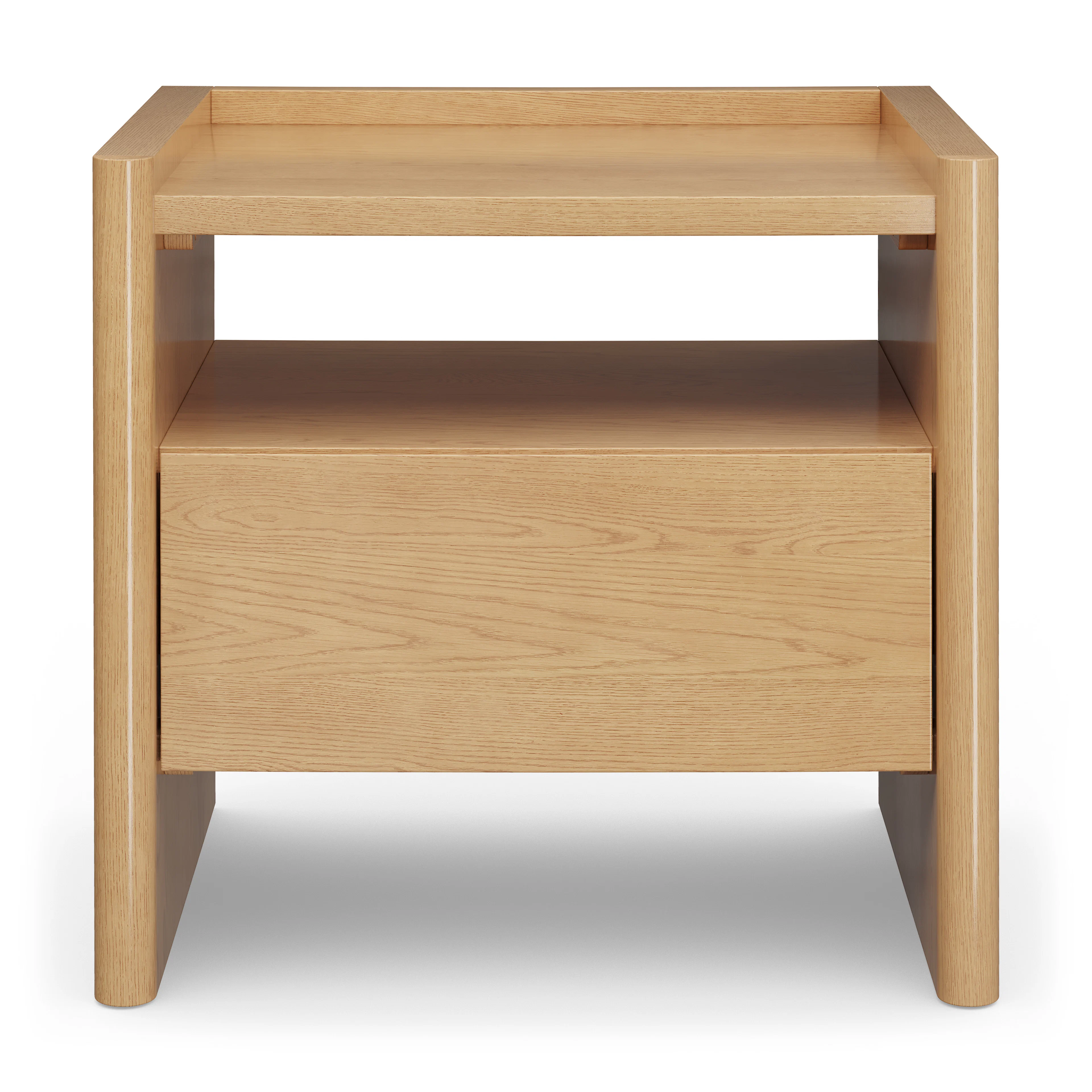 Torme 1-Drawer Nightstand - White Oak