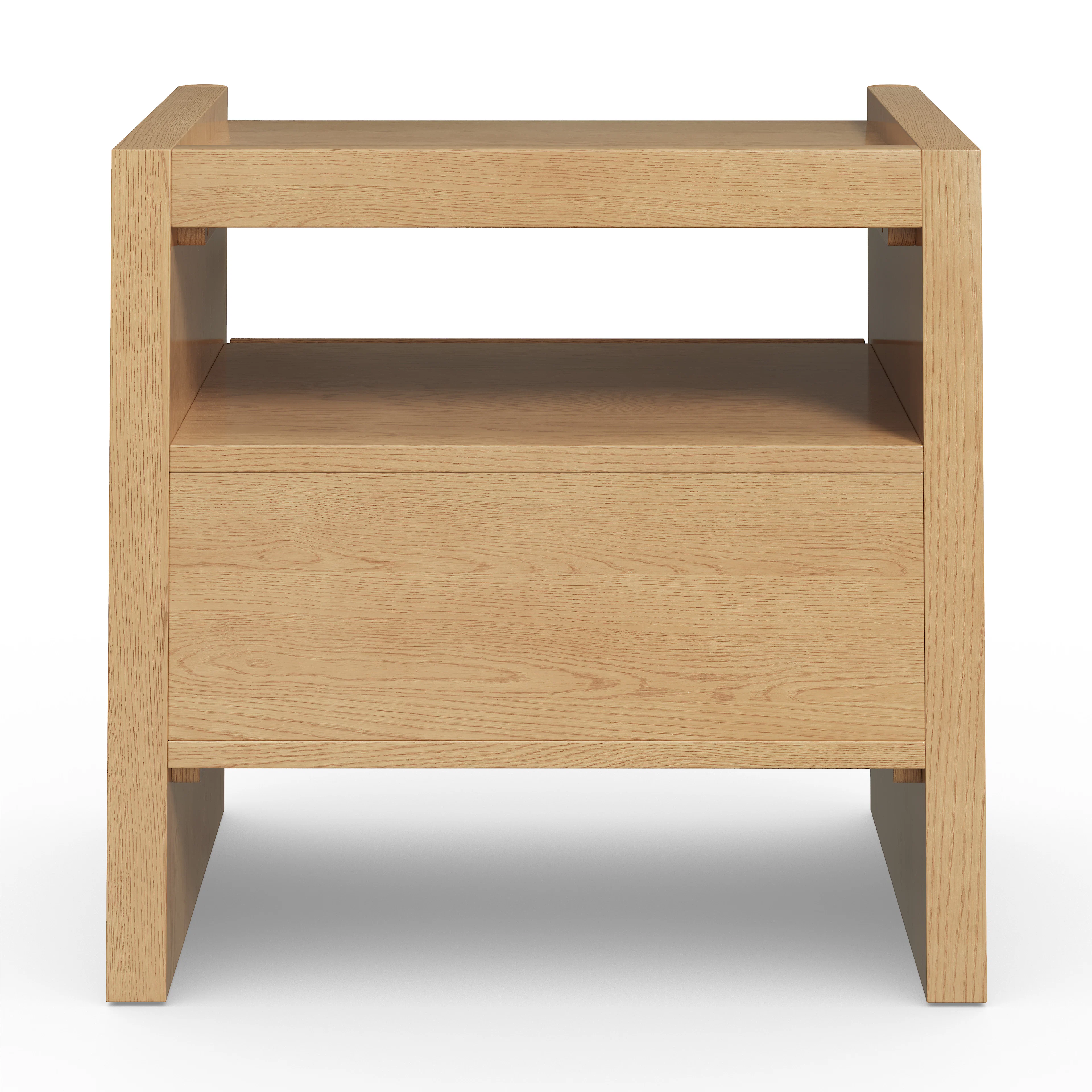 Torme 1-Drawer Nightstand - White Oak