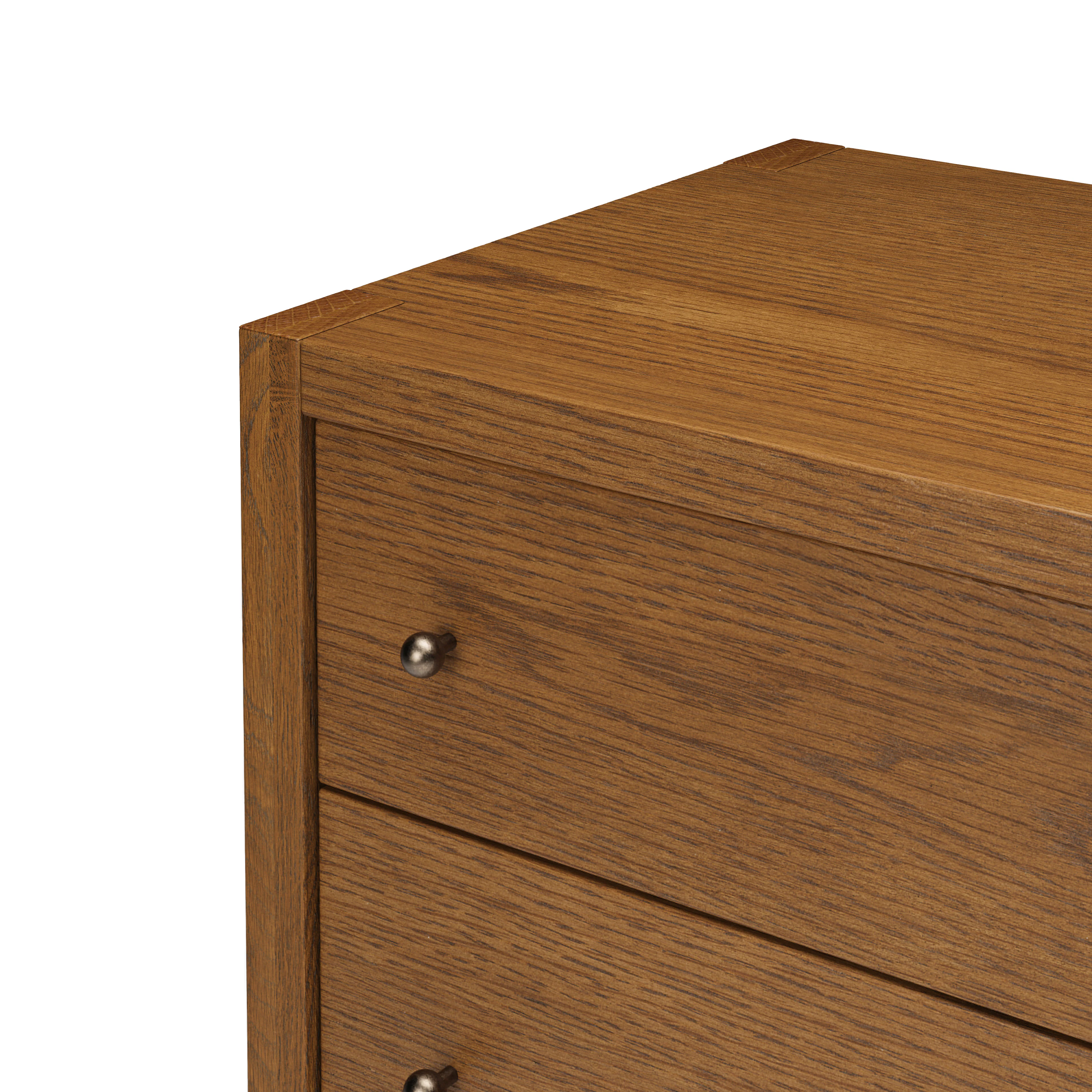 Cassie 6-Drawer Double Dresser - Smoked Oak