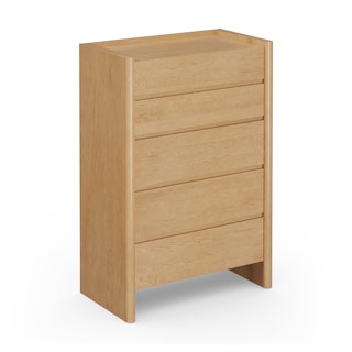Torme 5-Drawer Chest - White Oak