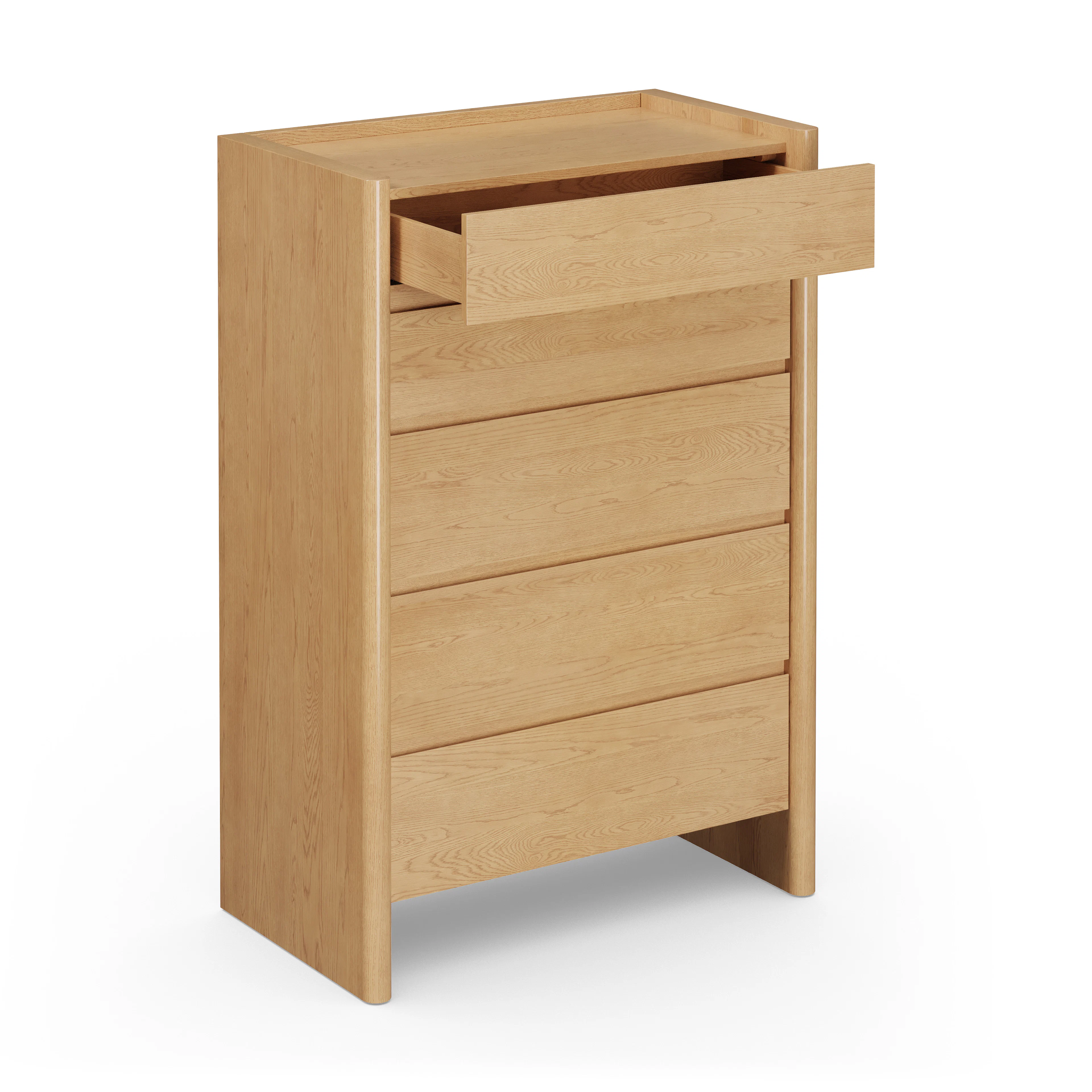 Torme 5-Drawer Chest - White Oak