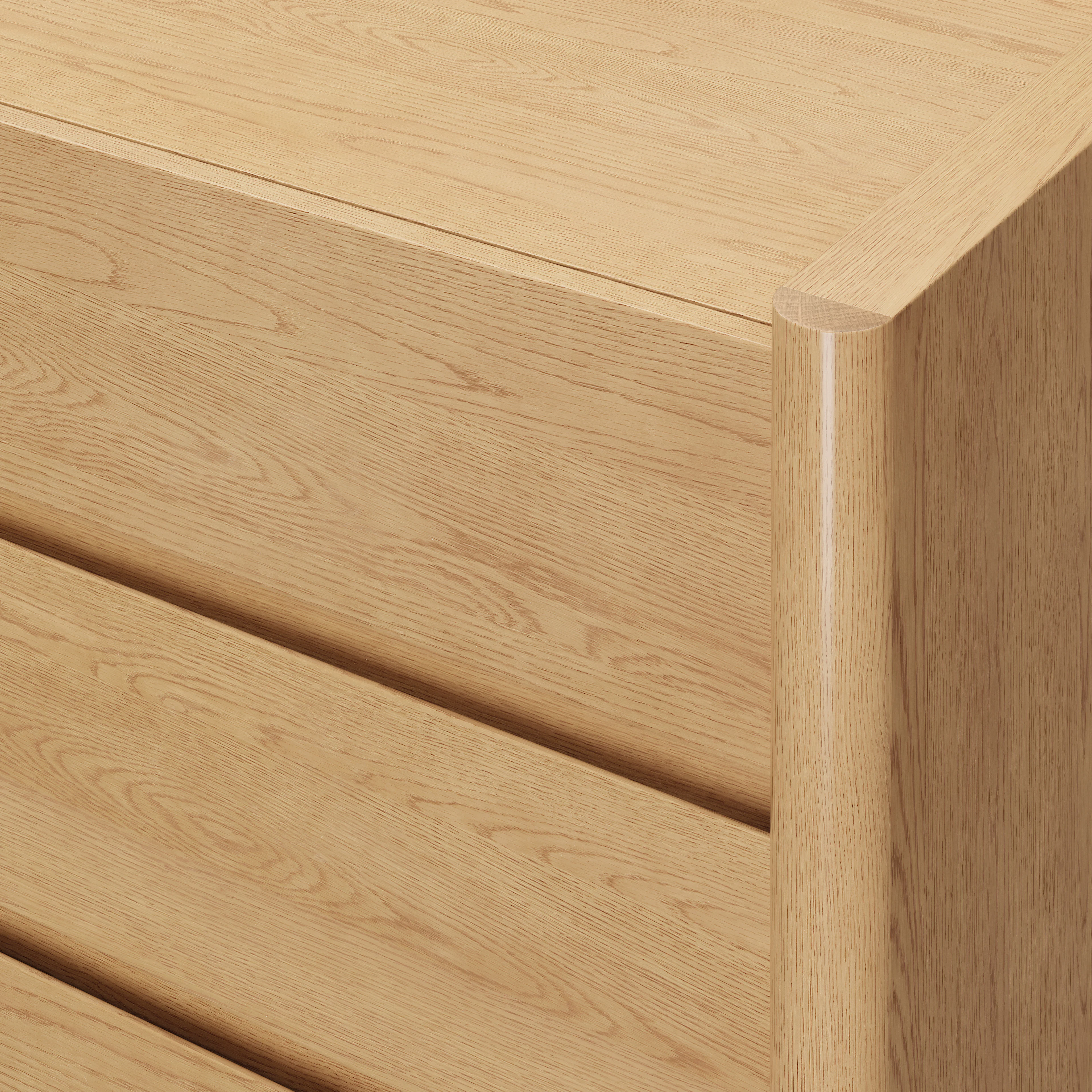 Torme 5-Drawer Chest - White Oak
