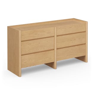 Torme 6-Drawer Double Dresser - White Oak