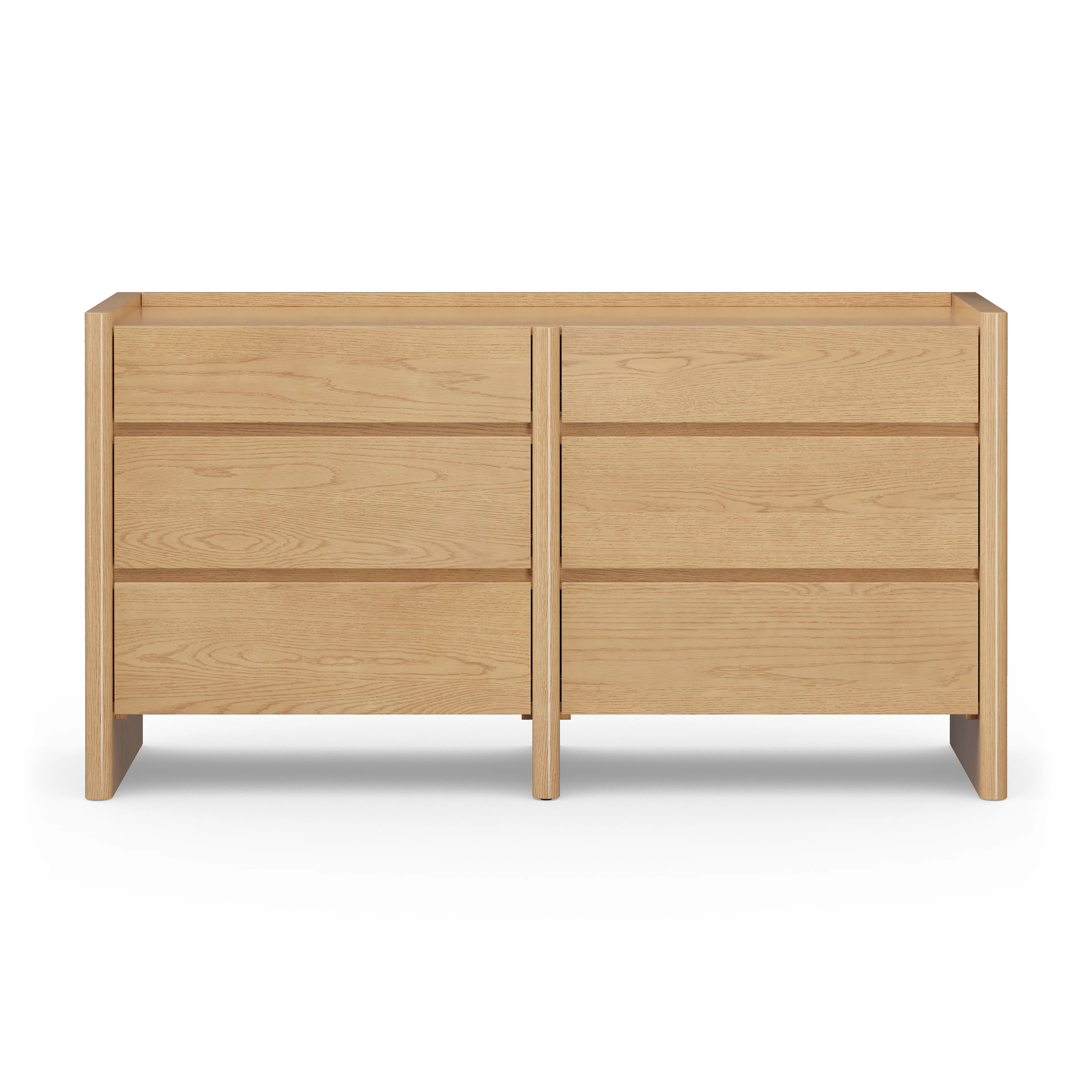 Torme 6-Drawer Double Dresser - White Oak