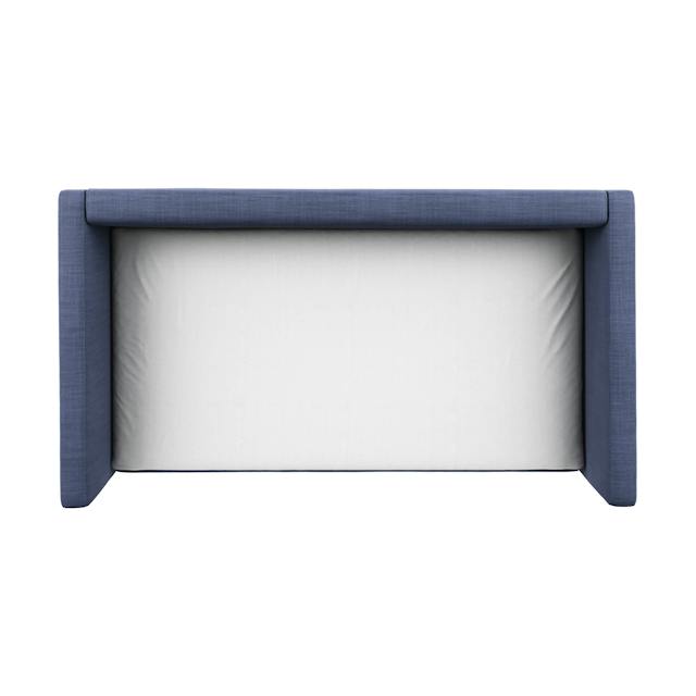 Tessu Caspian Blue Upholstered Daybed | Article