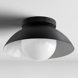Gemma Small Flushmount Ceiling Light - Black