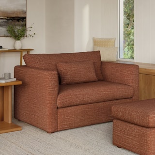 Marina 57" Sleeper Lounge Chair - Napa Rust